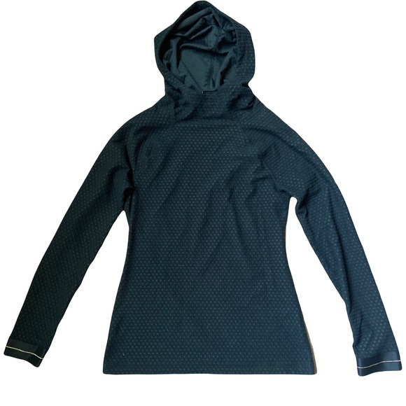 Nike Pro Women’s Icon Clash Hooded Dry Fit Long Sleeve Black/Metallic Gold XS - Picture 5 of 16